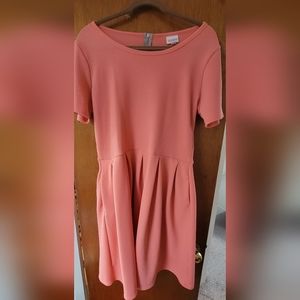 LuLaRoe Amelia Dress - Coral. SIZE 2X